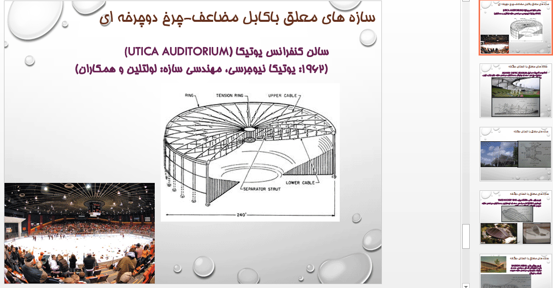 سازه های معلق با کابل مضاعف - چرخ دوچرخه ای