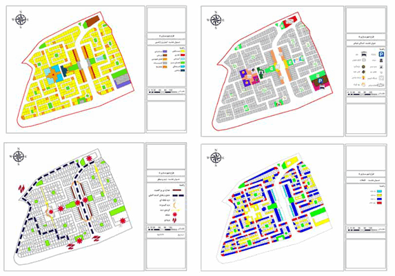 دانلود کارگاه شهرسازی 5 در شهر رشت – طراحی آماده سازی زمین برای محله مسکونی