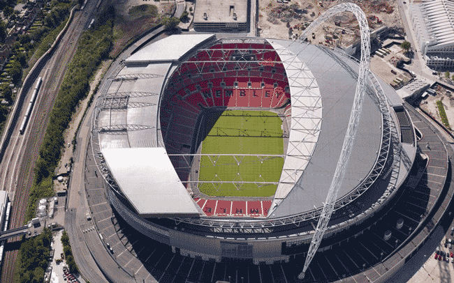 پاورپوینت بررسی و تحلیل سازه استادیوم ومبلی لندن