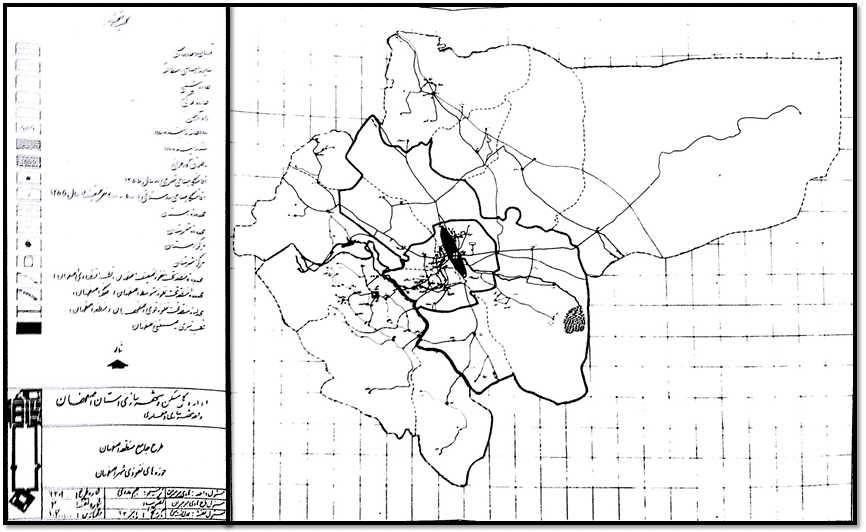 حوزه نفوذ قوی شهر اصفهان