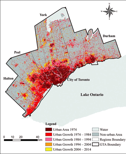 گسترش شهری تورنتو