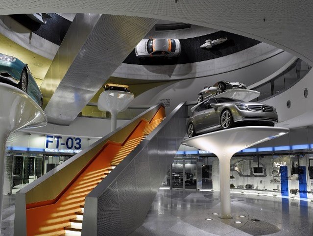 طراحی موزه مرسدس بنز