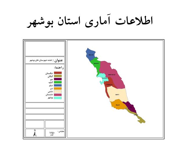 اطلاعات آماری استان بوشهر